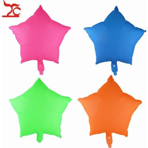 18" Cute Color Pentagram Foil Balloon Jewelry Store Celibration Decor Baby Safe Toy Girl Birthday Wedding Party DIY Air Balloons