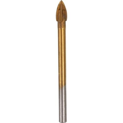 1 pc Tungsten Carbide Glass Drill Bit Set Alloy Carbide Point with 4 Cutting Edges Tile & Glass Cross Spear Head Drill Bits
