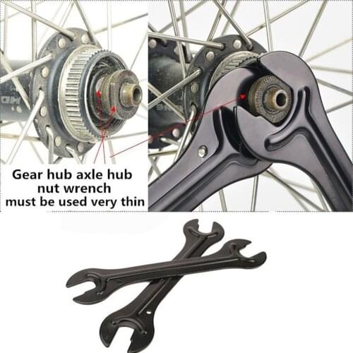 2PC Bicycle Repair Tool Portable Bike Head Open End Axle Hub Cone Wrench Bicycle Repair Spanner Cycling Accesories 13/14/15/16mm