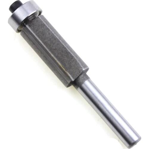 50cs 1/4" Shank woodworking Router Bits Wood cutter Carbide Tipped Bits Flush Trim Bit 12mm