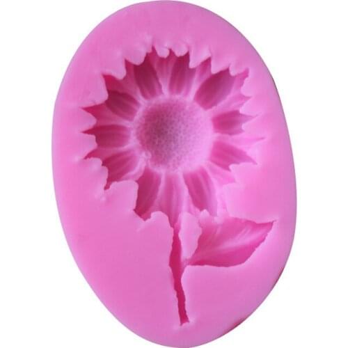 8*5.5*1CM DIY Sugar Craft Cake Sunflower Petal Cake Silicone Mold Fondant Mold Cake Decorating Tools Gum Paste Mold