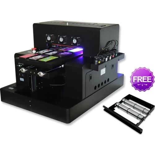 Automatic Printer A3 UV Printer 280*500 Size Cylinder printer For phone case leather Pen Glass Metal with Bottle holder