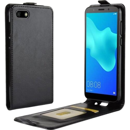 For Huawei Y5 2018 Case Flip Leather Case For Huawei Y5 lite Vertical Cover For Huawei Honor 7A Russian Edition Honor 7S