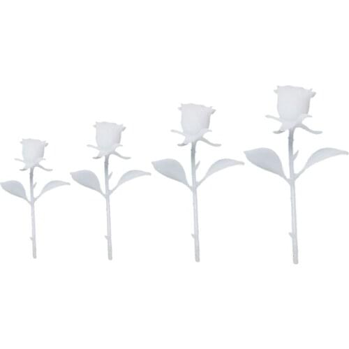 DIY 3D Mini Rose Shape Epoxy Molds Silicone UV Resin Mold Crafts Jewelry Making