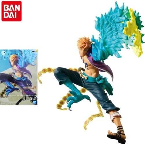 Bandai One Piece Figure Banpresto SC The Top War 6 Marco Anime Figure Genuine Model Collection Decoration Childrens Gift