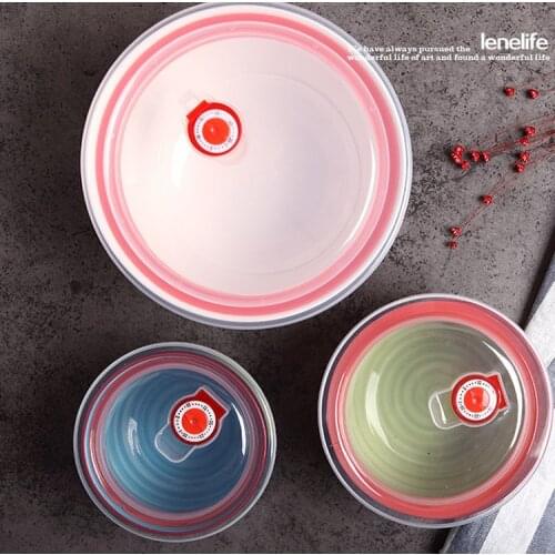 Fresh-keeping Bowl Lid Food Grade PP Vacuum Lid Sealing Cap Multifunctional Home Food Grade Fresh Keeping Bowl Cover