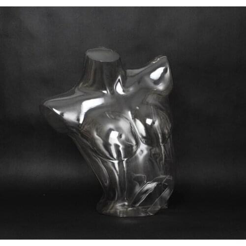 Best Hot Sale New Style Transparent Mannequin Women Bust Manikin Women Bust On Sale