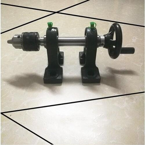 Handwheel without power spindle, B16 chuck, high precision concentricity, tailstock