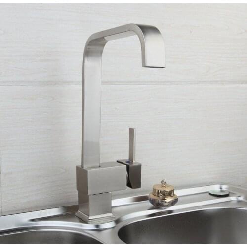 Fashion Luxury New Wholesale Retail Chrome Brass Kitchen Faucet Swivel Vessel Sink Mixer Tap