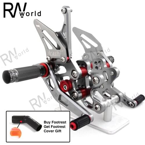 Motorcycle CNC Adjustable Rearsets Rear Sets Foot Pegs For SUZUKI GSX-R600 750 2006 -2010 GSXR750 600 GSX-R750 2007 2008 2009