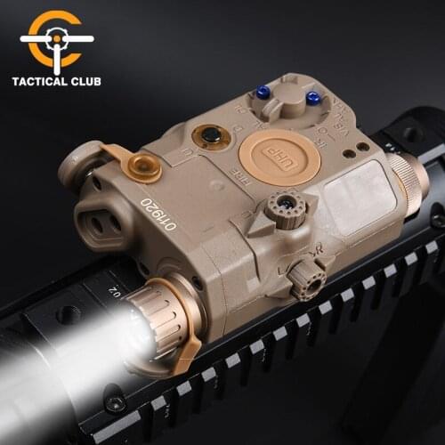 Airsoft Tactical LA-5C White Scout Light Strobe Laser Sight PEQ-15 NO Laser IR Rifel Hunting Weapon Flashlight Fit 20MM Rail