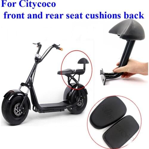 Front and rear seat cushion back leather saddle seat for citycoco electric car refitted seat pedal battery car accessories