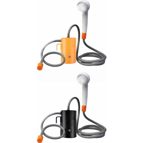 Portable Electric Shower Rechargeable Bathing Pump for Outdoor Sport Travel Caravan Van Car Camping Shower dropship