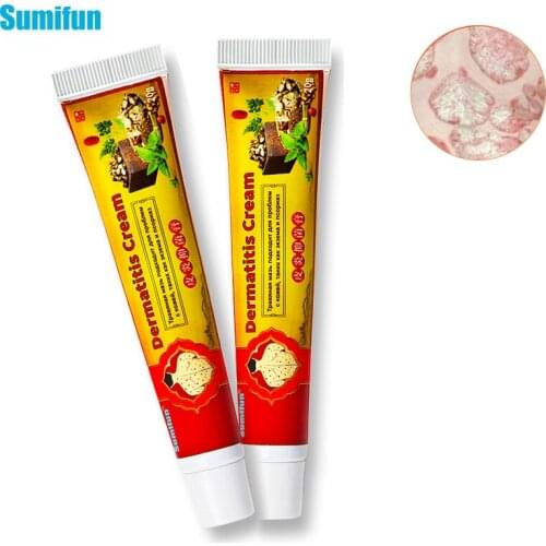 Sumifun 1pcs Psoriasis Dermatitis Eczema Pruritus Skin Problems Cream Natural Chinese Medicine Anti Bacteria Herbal Ointment