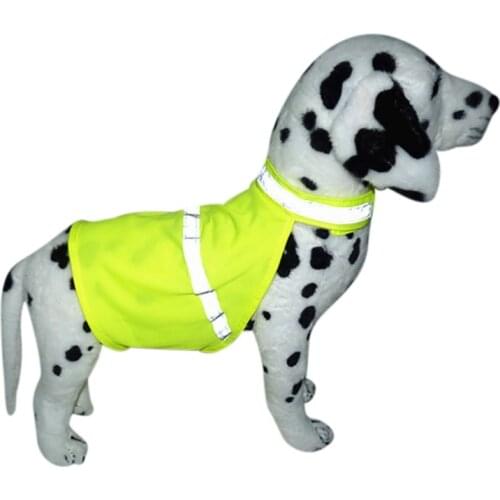 Reflective Dog Vest Clothes High Visibility Small Large Dogs Safety Vests For Outdoor Hiking Walking Fluorescent Pet Dog Outfits