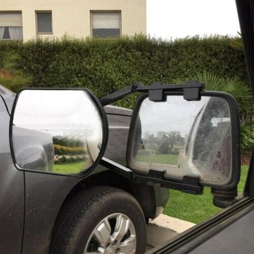 Glass Extension Car Safety Side Mirror Accessories RV Caravan Blind Spot Truck Rearview Adjustable Angle Trailer Towing Clip On