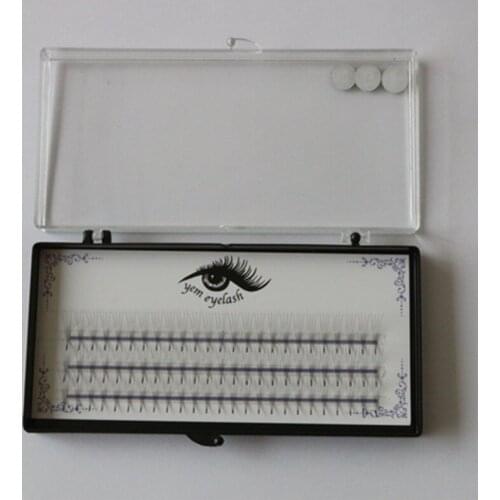 YEMEYELASH 0.07mm 4D 10mm individual eyelash extension , per fanned volume lashes for professionals,silk eyelash extension