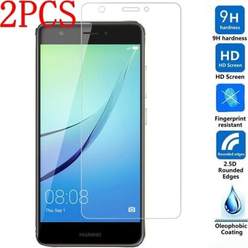 2PCS Tempered Glass For Huawei Nova Screen Protector Thoughed protective film For Huawei Nova glass