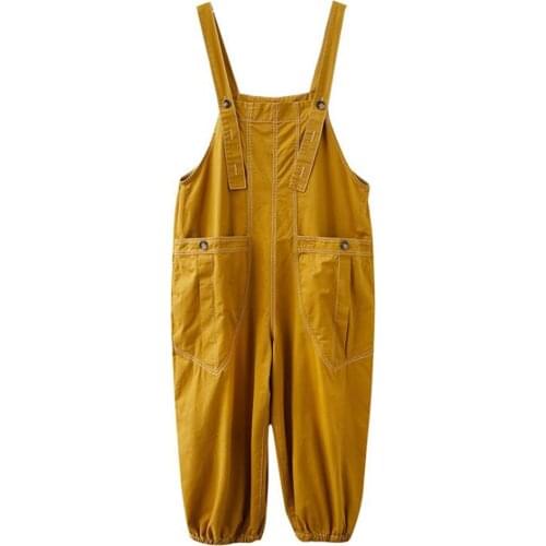 Sexy Sleeveless Solid Color Jumpsuit Romper Women Outfits High Waist Bib Baggy Pants Summer Jumpsuit 2021 Elegant Overalls