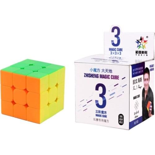 ZHI SHENG 3x3x3 Magic Speed Cube Stickerless Professional Puzzle 3x3 Cubes toys for children Adult decompression