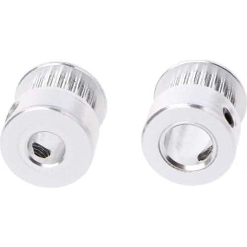 100% Brand New and High Quality 3D Printer Timing Pulley 2GT 20 Teeth Bore 6.35mm / 8mm For Width 6mm GT2 Belt