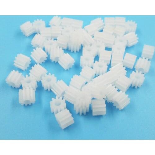 102.5A Gears Modulus 0.5 10 Tooth Plastic Gear Motor Model Parts Toy Accessories 100pcs/lot