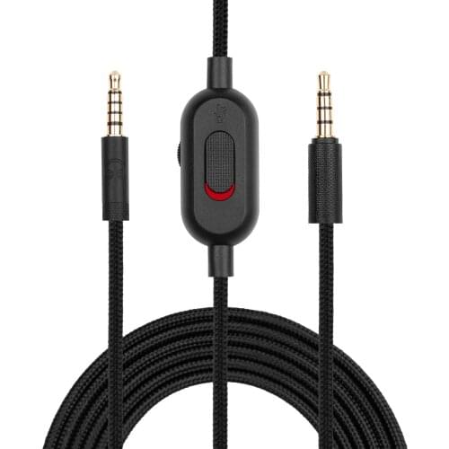 6.35mm Replacement Nylon Braided Cable Extension Cord For Shure SRH440 SRH840 SRH940 SRH750DJ SRH 840 940 440 750DJ Headphones