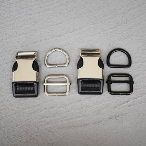 20 Sets 25mm Plastic Side Release Buckle Belt Clip For Tactial Backpack Luggage Straps For Dog Leash Harness Accessories 3s