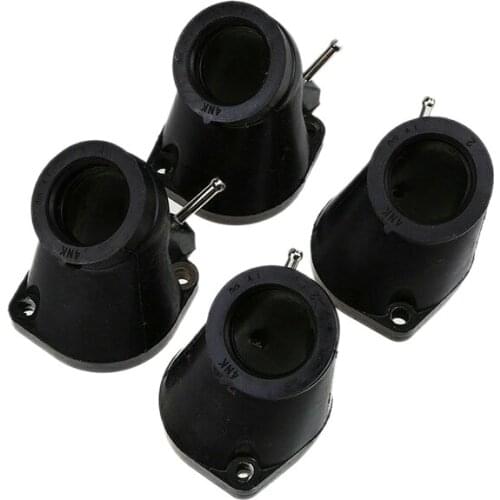 4pcs Carburetor Intake Manifold Boot Joint Adapter Interface for Yamaha Xvz1300 Royal Star Boulevard 1999-2001