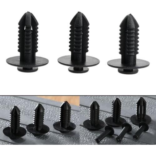 50Pcs 7mm Hole Plastic Bumper Push Type Expansion Retainer Expanding Rivet Fixing Clips For BMW 3 5 7 Series Car Door Trim Clip