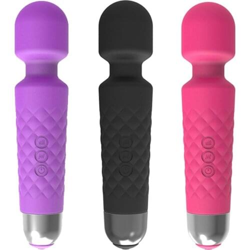 8 Multi-Speed Body Massager Wands USB Powerful Frequency Vibrator Sex Toys for Woman Female Masturbator Erotic Adult Sex Tools