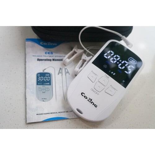 CES Insomnia Therapy Anxiety Stress Relief Electronic Sleeping Aid Device Depression Sleepless Treatment