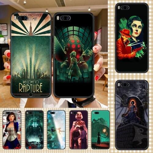 Game BioShock Phone case For Xiaomi Mi Max Note 3 A2 A3 8 9 9T 10 Lite Pro Ultra black painting cover trend coque pretty prime