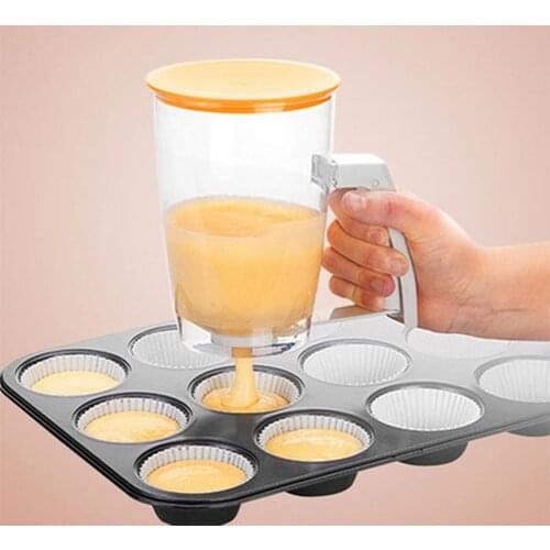 Batter Dispenser Baking Tools Cupcake Maker Kitchen Cake Bread Paste Baking Hand-held Flour Paste Extruder Dispensing Cup
