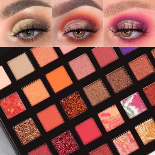 40 Colors Matte Eyeshadow Pallete Waterproof Pigment Makeup Palette Long lasting Shimmer Eye Shadow Mineral Powder Cosmetic