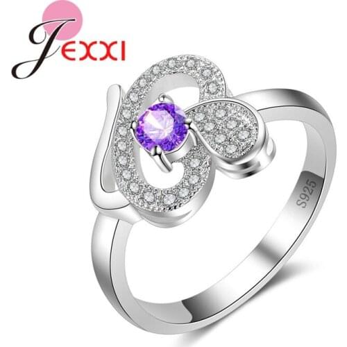 Fashion Rings For Women AAA Cubic Zirconia Crystal Wedding Engagement Finger Ring Fashion Bands Jewelry Accessory