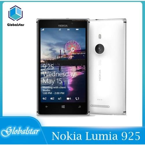 Nokia Lumia 925 Refurbished Mobile Phone Original Unlocked 4.5 inch 8.7MP WIFI GPS 16GB refurbished 1Year Warranty Freeshipping