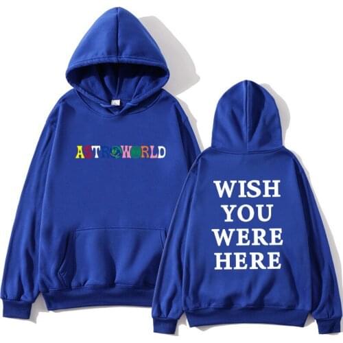 2020NEW Men hoodies Travis Scott Astroworld WISH YOU WERE HERE Sweatshirt Men fashion letter print Hoodie Men and woman Pullover