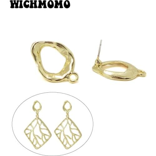 2019 New 22mm 10pieces/bag High Quality Zinc Alloy Water Drop Earring Base Connectors Linker for DIY Earring Jewelry Accessories