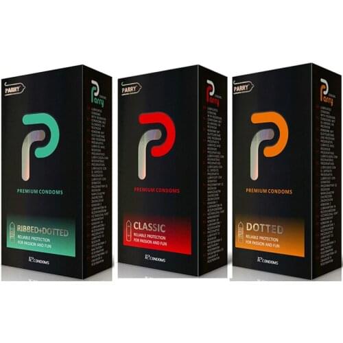 PARRY CONDOMS Men Penis Sleeve Intimate Condoms Sex Toys Ultralubricanted Condones Male Contraception