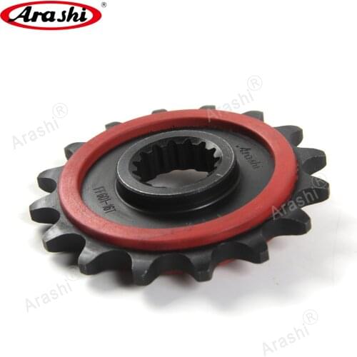 Arashi 16T Rubber Cushioned Motorcycle Front Sprocket For Husqvarna 701 Svartpilen 2019 2020 Wheel Gear Chain Accessories