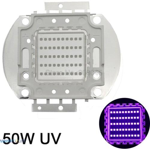 50W High Power UV Ultra Violet Light Chip 365nm-370NM,380nm-385nm,395nm-400nm,420nm-425nm LED Light Source EPILEDs 42Mil