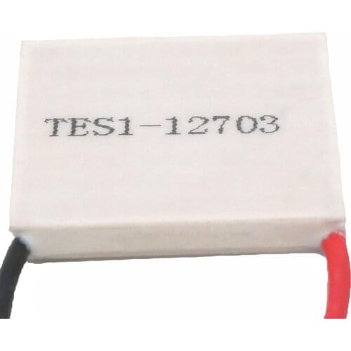 TES1-12703 30x30mm Heatsink Thermoelectric Cooler Peltier Cooling Plate 12V 3A New Refrigeration Module
