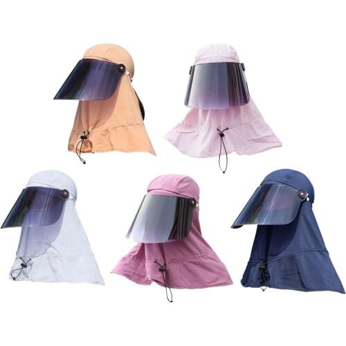 Outdoor Sun Hat Fishing Cap for Man Woman, 360°UV Protection Removable Sunscreen Sleeve