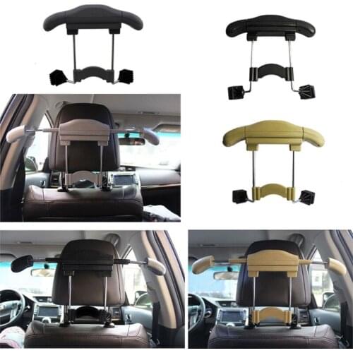 Car Seat Hanger Holder Organizer Retractable Coat Hanger Clothes Suits Holder Multifunction Suit Retractable Hanger