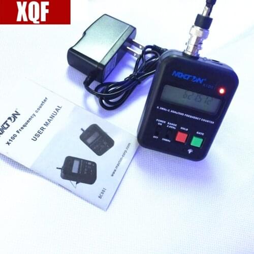 XQF Walkie Talkie Frequency Counter 0.3MHz-2.8GHz for Two Way Radio Wireless Electronic Equipment MAXTON X100 Handheld