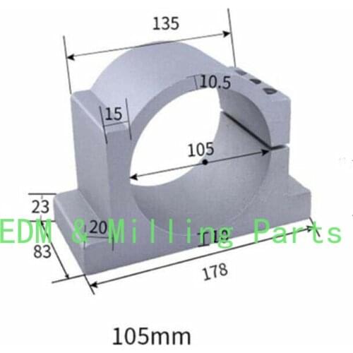 Engraving Machine Spindle Clamp Fixed Round Seat Spindle Motor Holder Motor CNC For Engraving Mill Tool