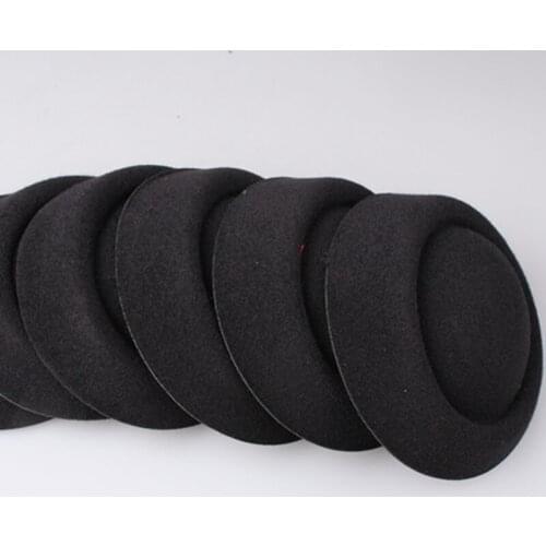 Women Wedding Black Mini Top Fascinator Hats Party 6.3"(16CM) Hats Wedding Women DIY Hair Accessories Pillbox Hats MH018