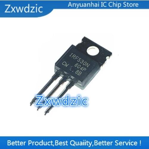 Zxwdzic 10pcs new imported original IRF530N IRF530NPBF TO-220 FET17A 100V