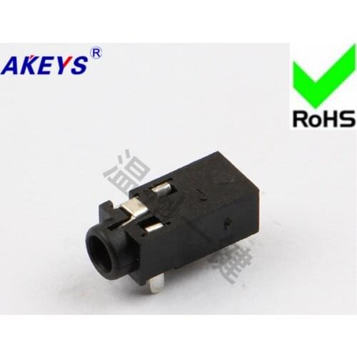 10 PCS PJ-218A power socket 2.5 headphone socket 4 foot socket 2 fixed foot 2.5MM socket base